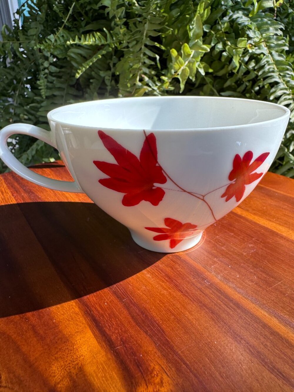 Vintage Mikasa Pure Red Cup SL134 Pattern, Crafted in Portugal